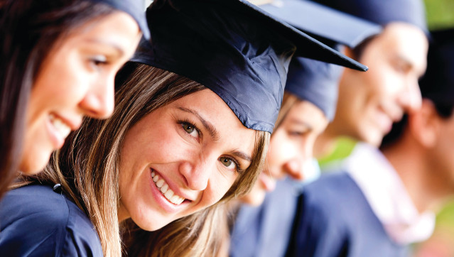 Girl Graduating