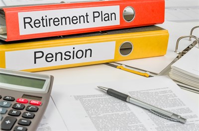 Pension Stock Photo